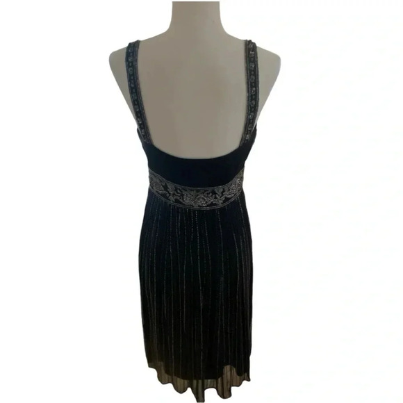 Stenay Vintage Beaded Sequin Silk Cocktail Dress - Picture 3 of 9